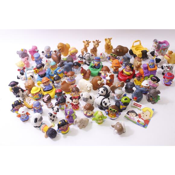 Fisher-Price, Little People, Big Lot, Zoo Animals, Vehicles, ~ 250929-WH 767 - Picture 1 of 9